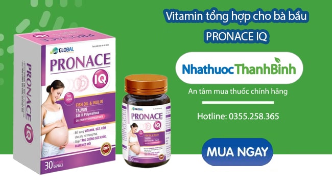 Nhà thuốc Thanh Bình bán viên uống Pronace IQ chính hãng với giá tốt nhất thị trường