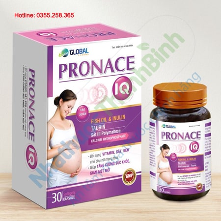 Pronace IQ bổ sung vitamin và khoáng chất cho phụ nữ mang thai