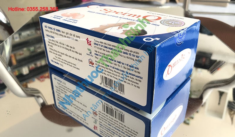Viên uống bổ tinh trùng SpermQ chính hãng