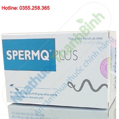 SpermQ Plus 60 viên tăng khả năng sinh sản nam giới