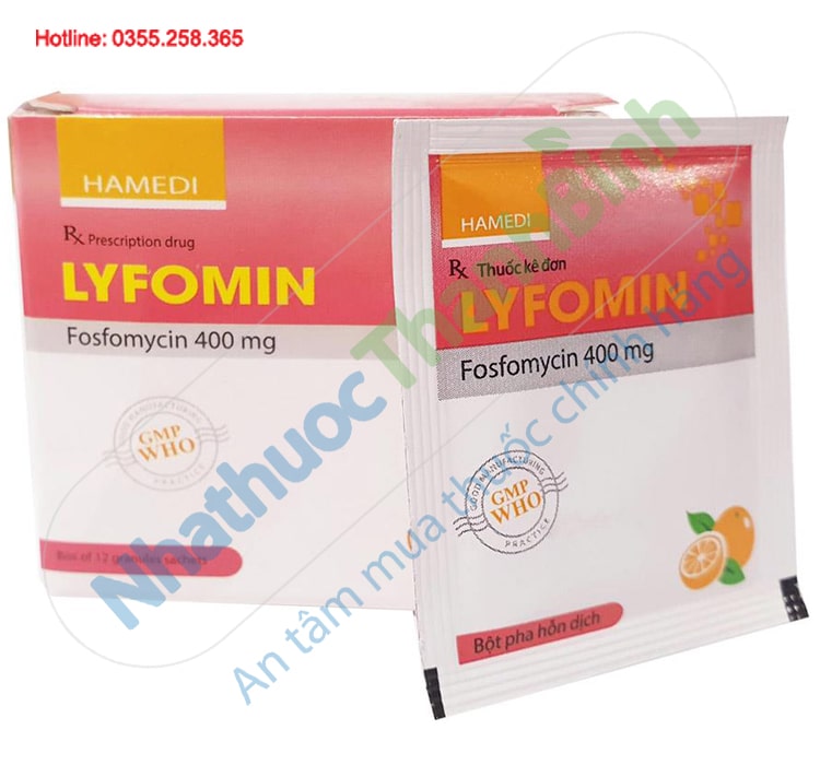 Thuốc Lyfomin 400mg điều trị nhiễm trùng đường tiết niệu hiệu quả
