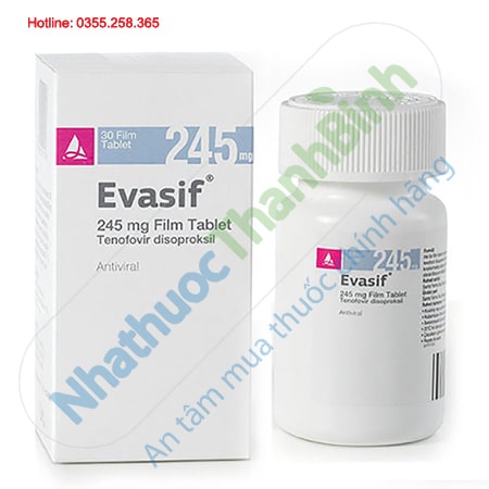 Thuốc Evasif 245mg điều trị viêm gan virut B