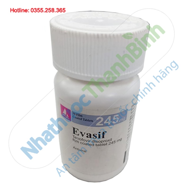 Thuốc Evasif 245mg được chỉ định trong điều trị viêm gan B