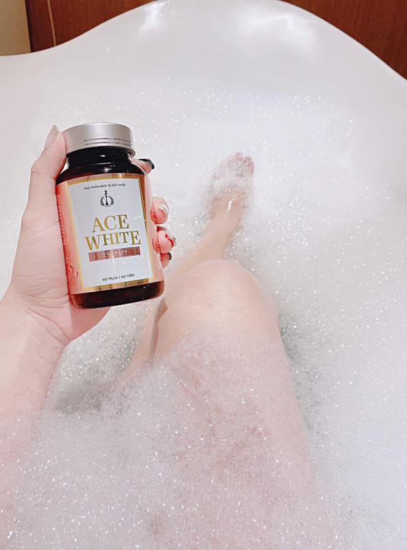 Viên uống ACE White giúp hỗ trợ trắng da ngăn ngừa hình thành nếp nhăn