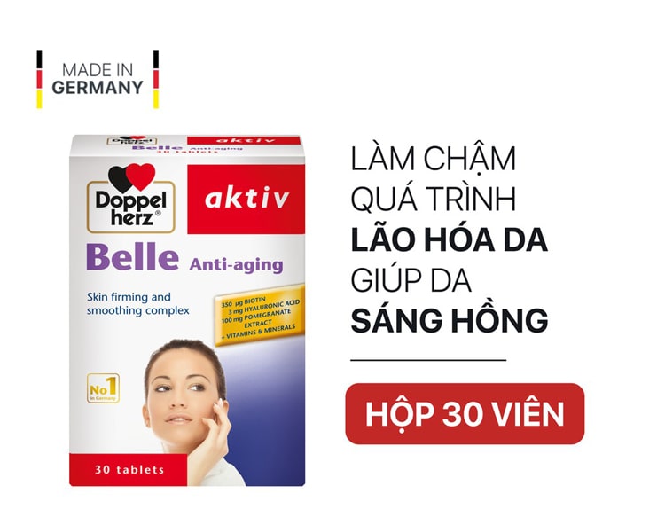 Viên uống Belle Anti Aging Doppelherz hộp 30 viên nhập khẩu Đức