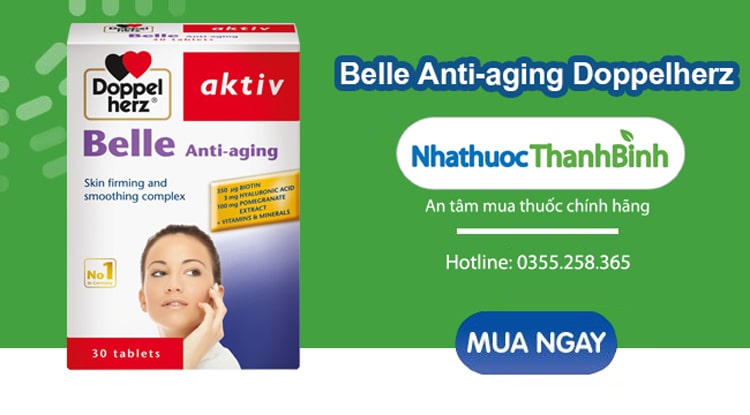 Mua viên uống Belle Anti Aging chính hãng tại Nhà thuốc Thanh Bình