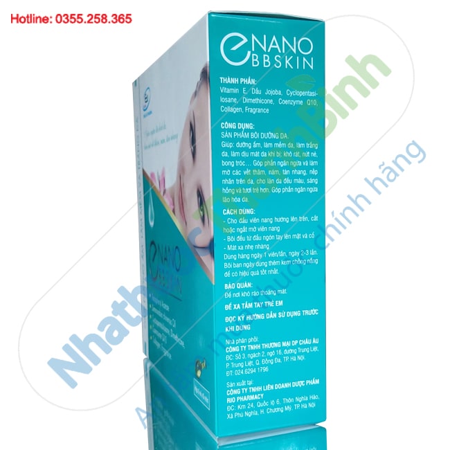 Vitamin E Nano BB Skin ngăn ngừa lão hóa da