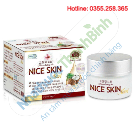 Kem dưỡng da Nice Skin Navi Dưỡng ẩm sâu làm mềm và tái tạo làn da