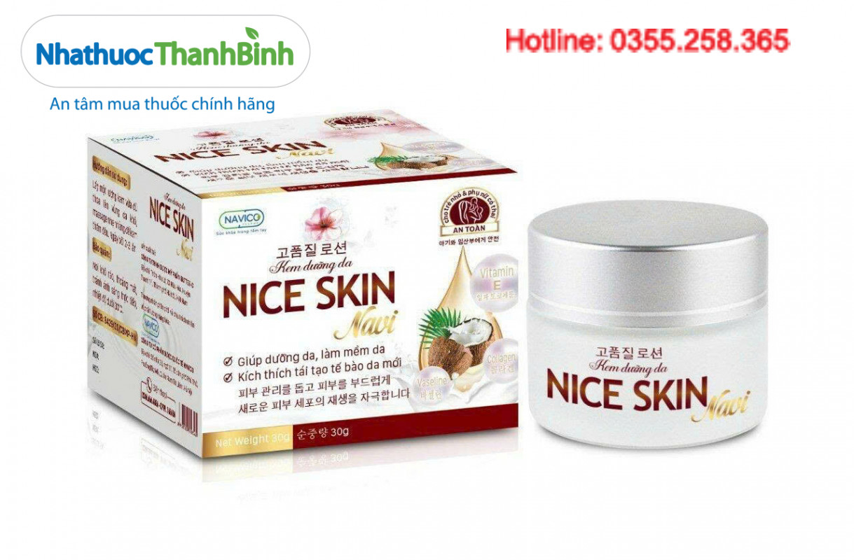 Kem dưỡng da Nice Skin Navi Dưỡng ẩm sâu làm mềm và phục hồi da khô