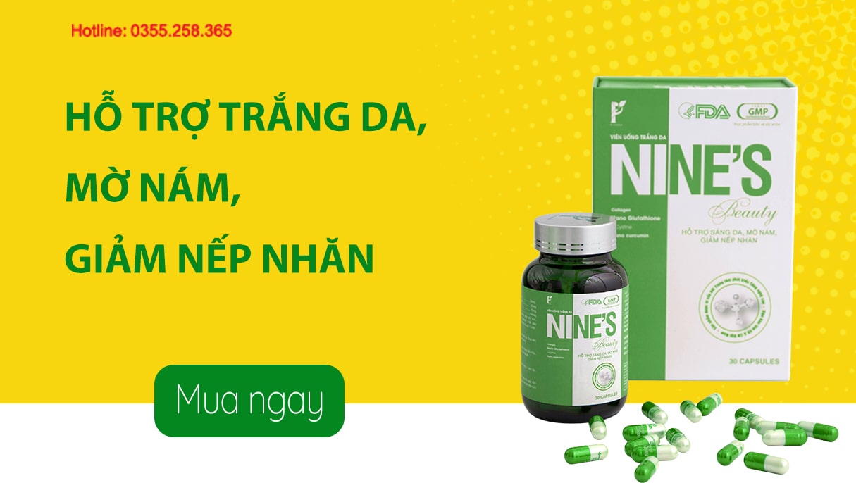 Nhà thuốc Thanh Bình bán viên uống trắng da Nine's Beauty chính hãng với giá tốt nhất