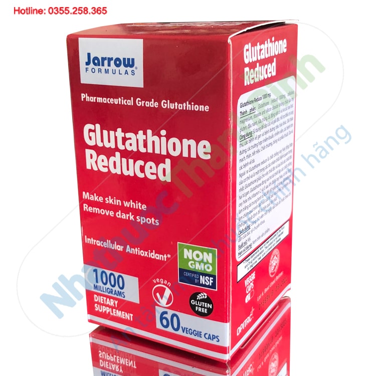 Viên uống Glutathione Reduced 500mg Jarrow Formulas hộp 60 viên