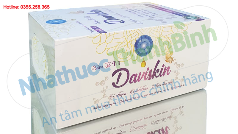Sâm tố nữ Daviskin hộp 30 viên Santex