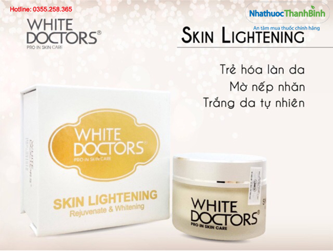 Kem trắng da mặt chống lão hóa White Doctors chính hãng của Mỹ
