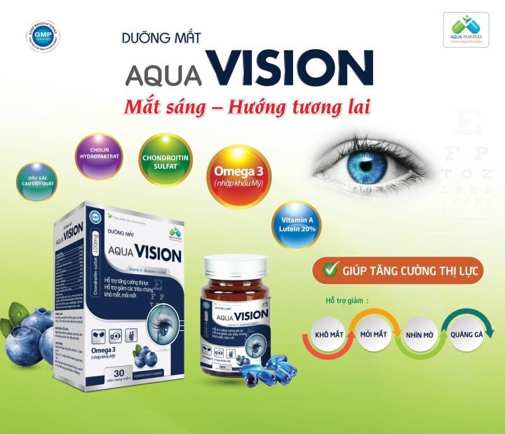 Mua viên Dưỡng Mắt Aqua Vision chính hãng tại Nhà thuốc Thanh Bình