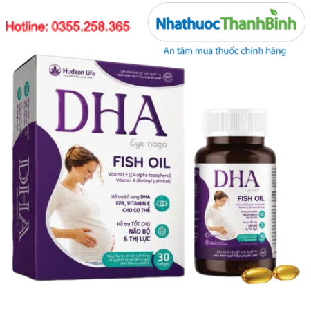 DHA Eye Naga Bổ sung DHA, EPA và vitamin E hỗ trợ não bộ, thị lực