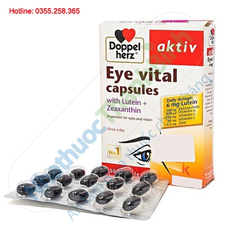 Eye Vital Capsules Doppelherz bổ mắt tăng cường thị lực