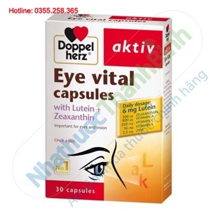 Eye Vital Capsules Doppelherz bổ mắt tăng cường thị lực