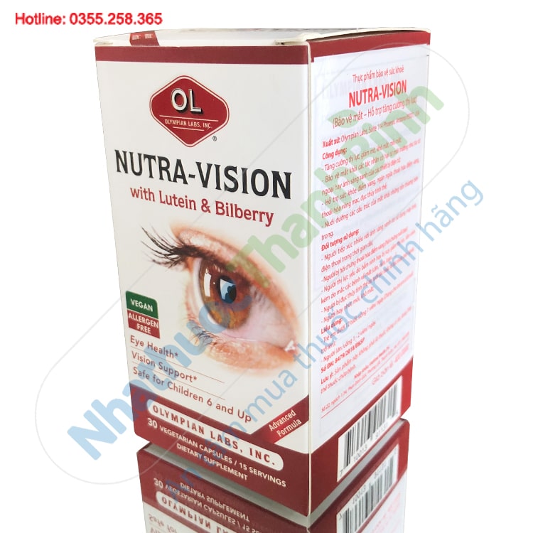 Viên uống bổ mắt Nutra - Vision hộp 30 viên Olympian Labs