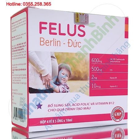 Felus Berlin - Đức hạn chế quá trình thiếu máu do thiếu sắt