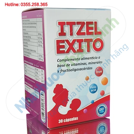 Itzel Exito hỗ trợ điều trị thiếu máu do thiếu sắt