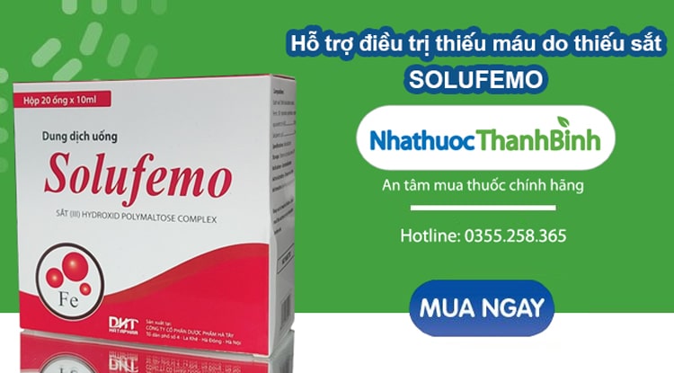 Mua Solufemo chính hãng tại Nhà thuốc Thanh Bình
