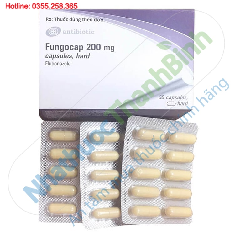 huốc Fungocap 200mg capsules, hard