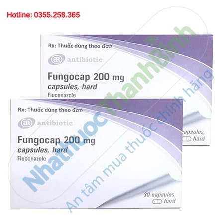 Thuốc Fungocap 200mg capsules, hard điều trị nấm