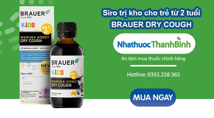 Mua Siro ho Dry Cough chính hãng tại Nhà thuốc Thanh Bình