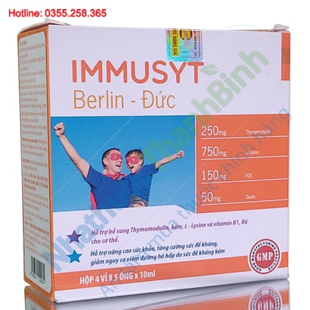 Immusyt Berlin - Đức hỗ trợ nâng cao sức khỏe tăng sức đề kháng