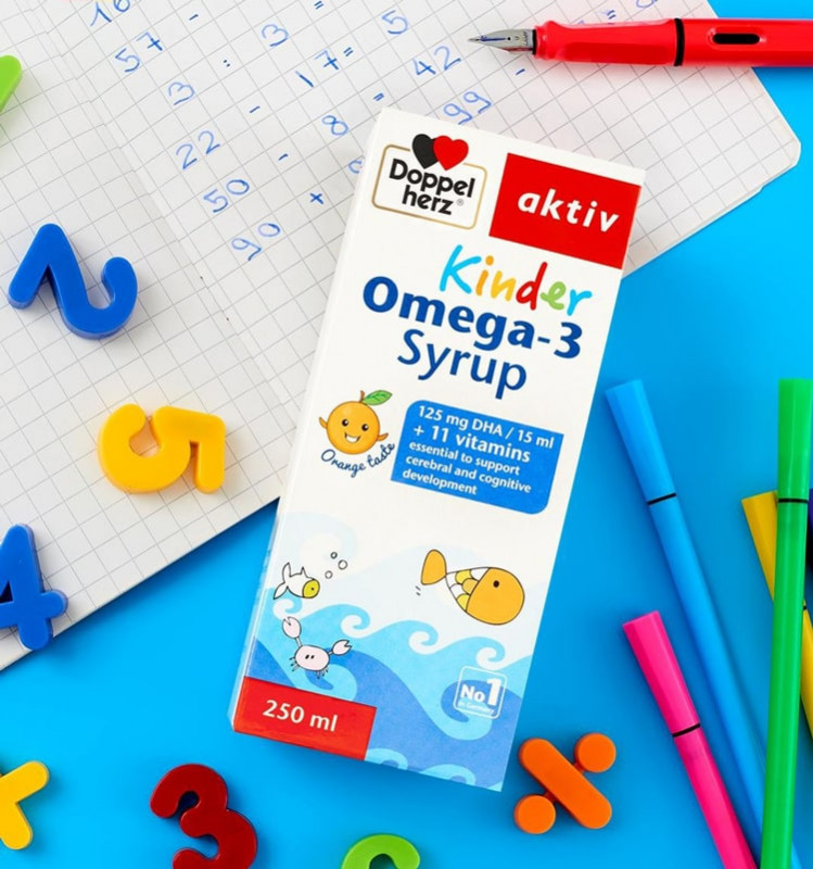 Kinder Omega 3 Syrup Doppelherz chai 250ml