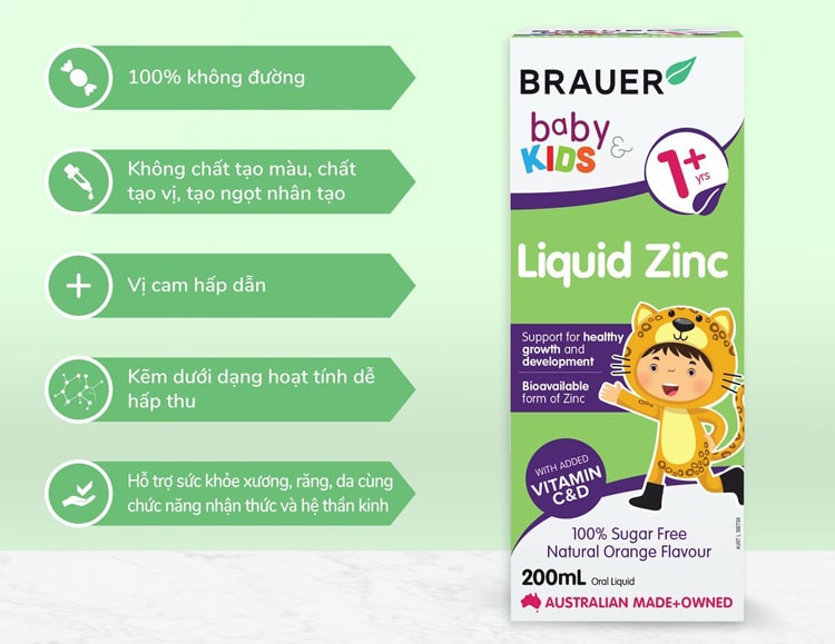 Sản phẩm còn giúp hỗ trợ phát triển hệ xương khớp, thần kinh cho trẻ