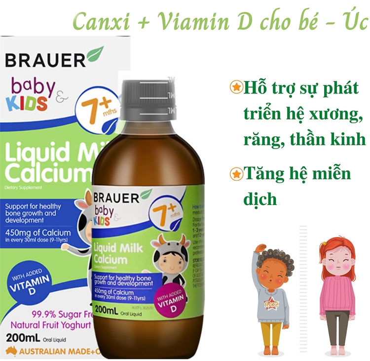 Sản phẩm giúp hỗ trợ phát triển hệ xương răng và cải thiện sức đề kháng cho bé