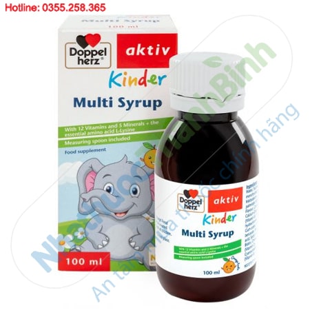Kinder Multi Syrup - Siro ăn ngon tiêu hóa khỏe cho bé