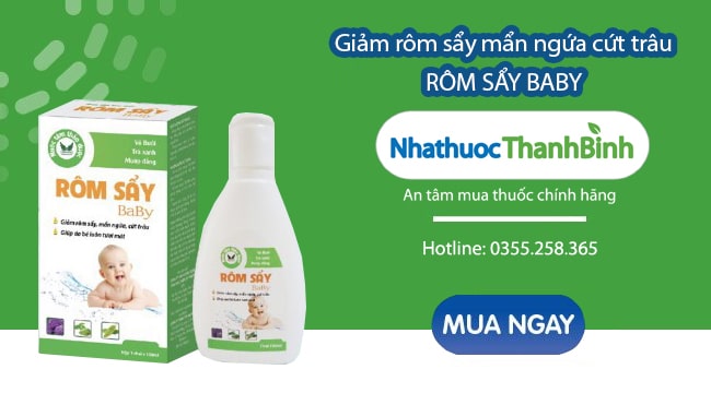 Mua Rôm sẩy Baby chính hãng tại Nhà thuốc Thanh Bình