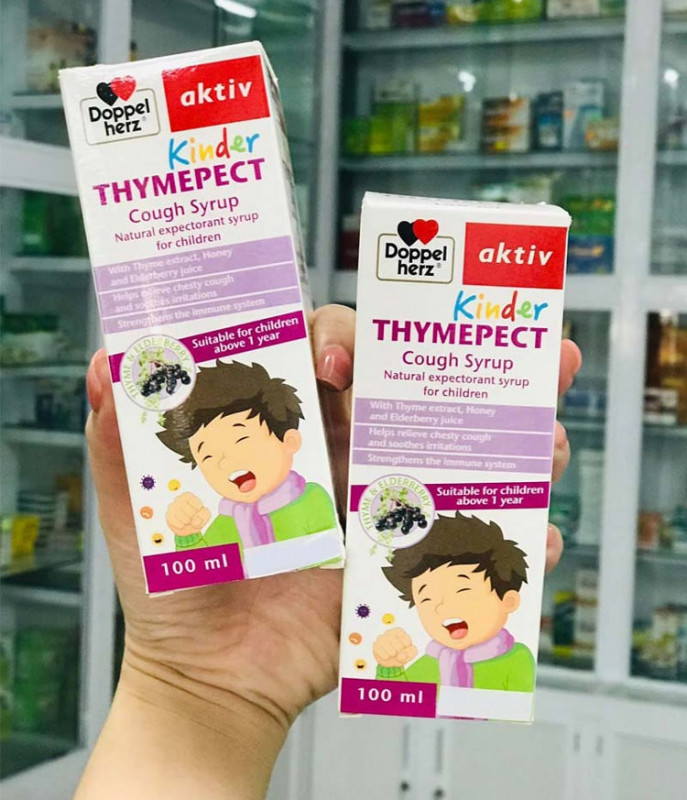 Siro ho Kinder Thymepect hỗ trợ điều trị các bệnh đường hô hấp hiệu quả