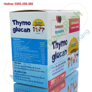 Siro Thymo Glucan cải thiện sức đề kháng tăng cường tiêu hóa
