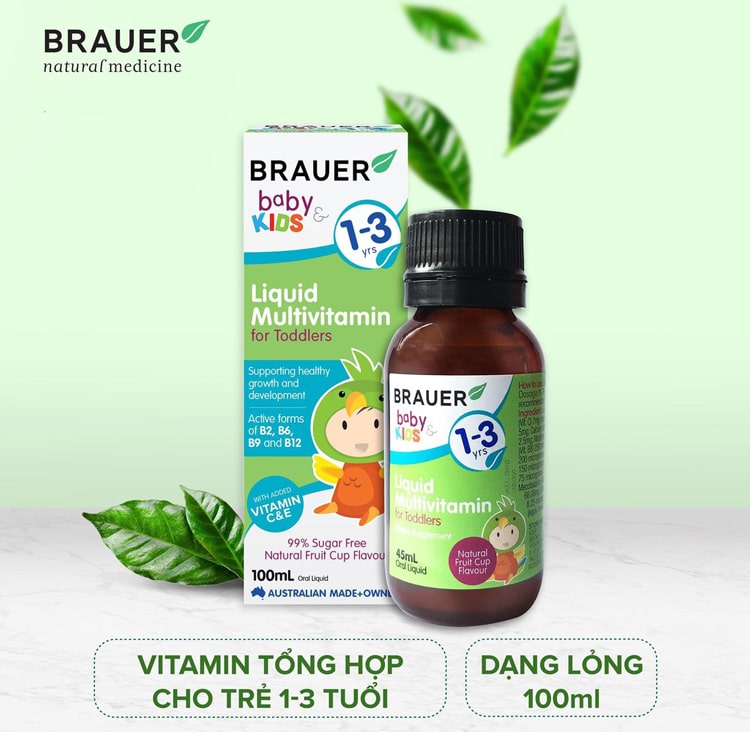 Liquid Multivitamin For Toddlers - Vitamin tổng hợp cho trẻ từ 1 - 3 tuổi