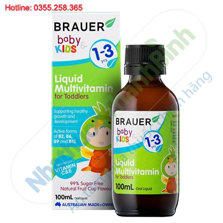 Siro Brauer Baby Kids Liquid Multivitamin For Toddlers 100ml