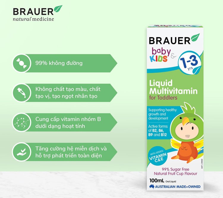 Ưu điểm của Liquid Multivitamin For Toddlers