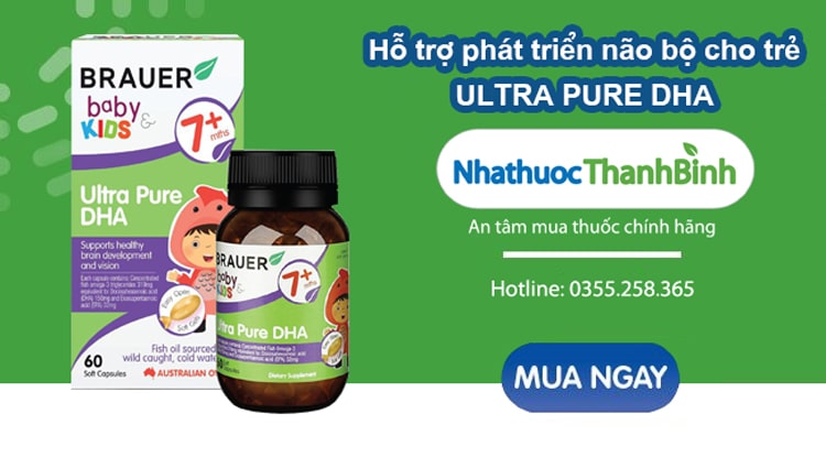 Mua Brauer Baby Kids Ultra Pure DHA chính hãng tại Nhà thuốc Thanh Bình