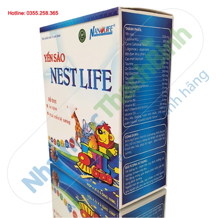 Yến sào Nest life hộp 4 vỉ x 5 ống 10ml