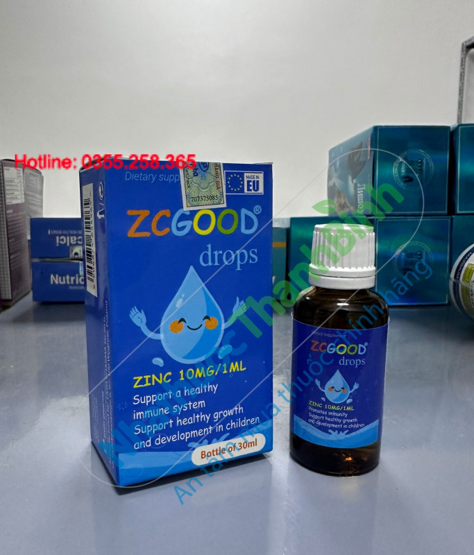ZCGood bổ sung kẽm hữu cơ cho bé dạng nhỏ giọt không gây nóng trong táo bón