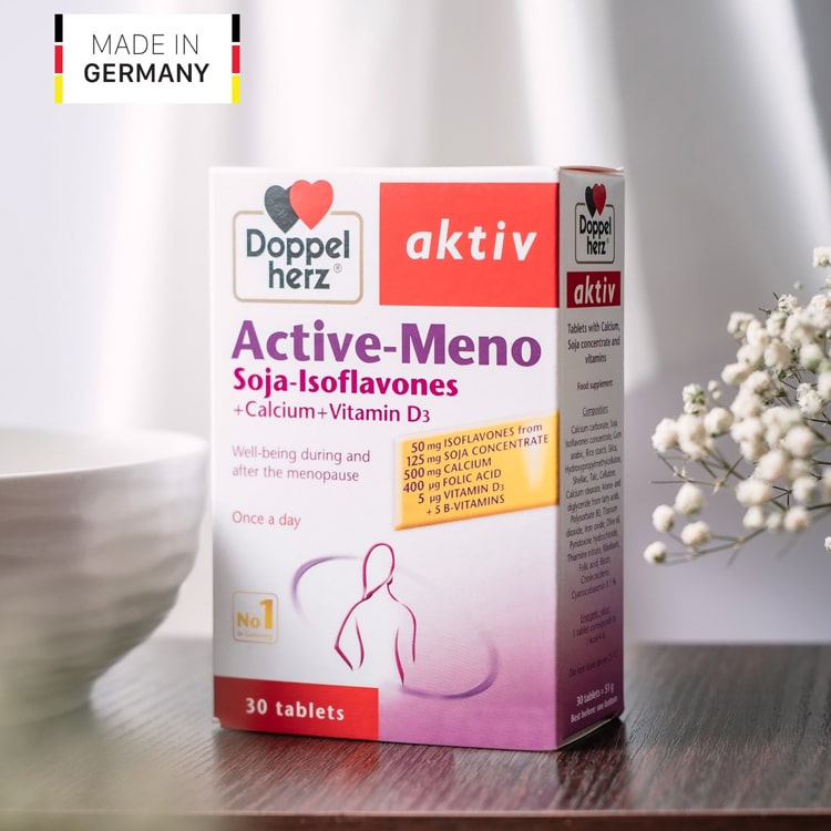 Active Meno Doppelherz cân bằng nội tiết cải thiện sinh lý nữ nhập khẩu Đức