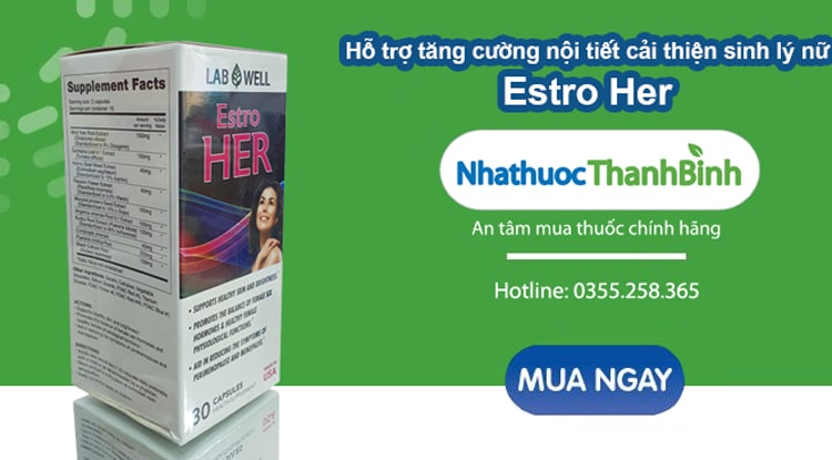 Mua viên uống Lab Well Estro Her chính hãng tại Nhà thuốc Thanh Bình