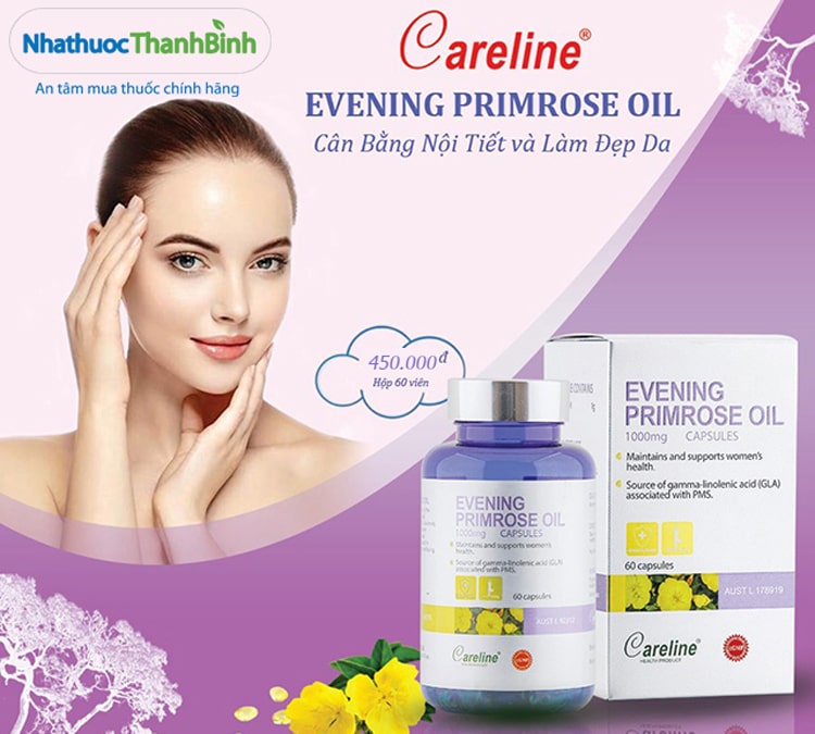 Tinh dầu hoa anh thảo Careline Úc nhập khẩu chính hãng