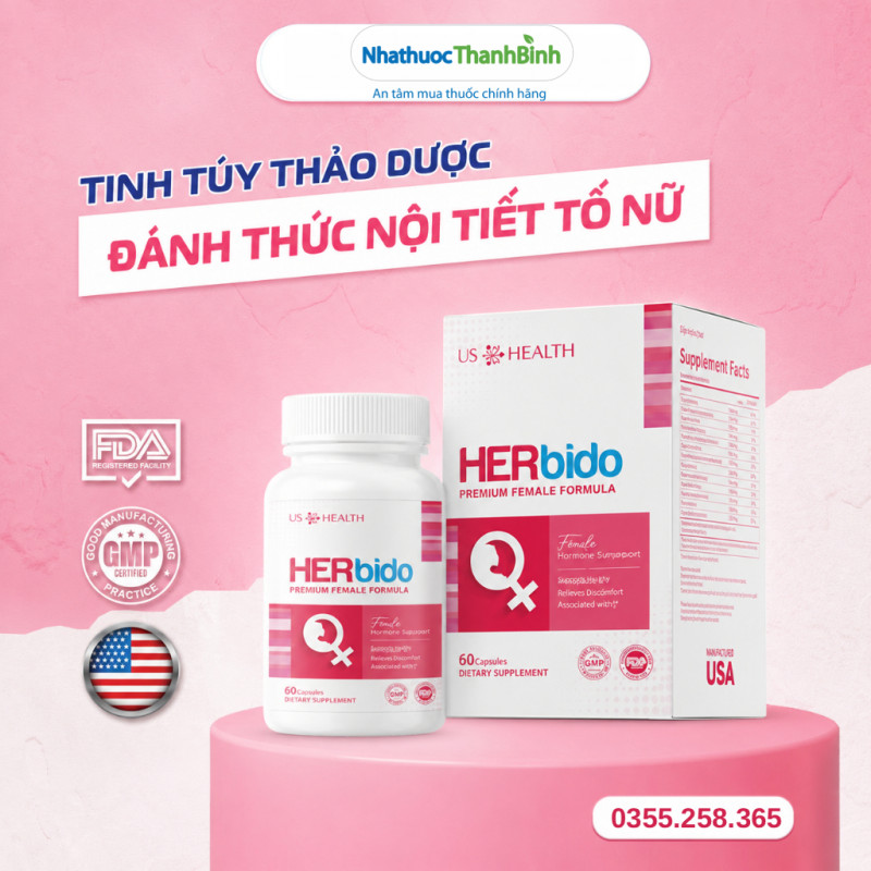 HERBIDO – sản phẩm hỗ trợ chăm sóc sức khỏe phụ nữ trong giai đoạn mãn kinh