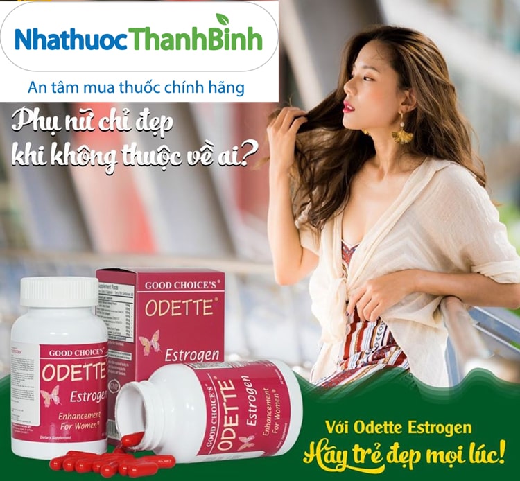 Odette Estrogen giúp tăng cường nội tiết tố cải thiện sinh lý nữ