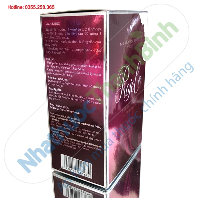 Viên uống Projel hỗ trợ giảm lão hóa da, tăng tính đàn hồi cho da