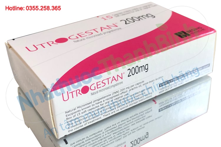 Thuốc Utrogestan 200mg dùng trong các trường hợp dọa sảy, sinh non