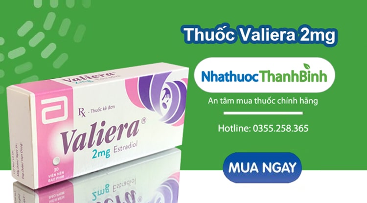 Mua thuốc Valiera 2mg chính hãng tại Nhà thuốc Thanh Bình